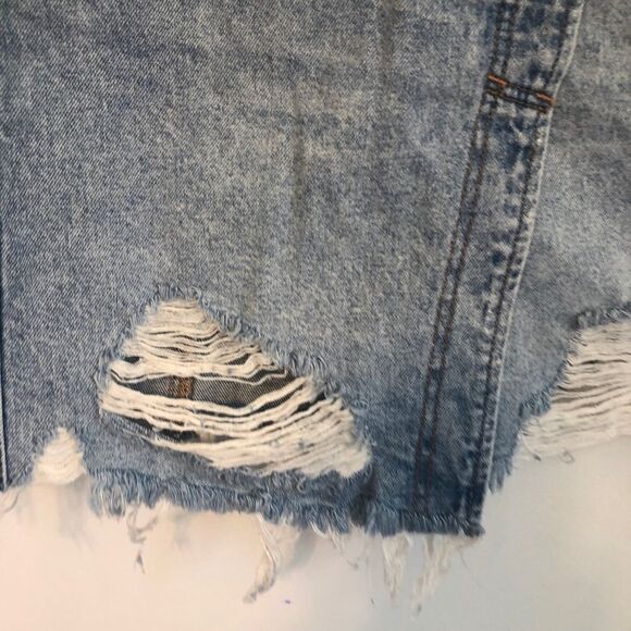 FREE PEOPLE Parker Denim Wrap Skirt.Size 24 - Picture 13 of 13